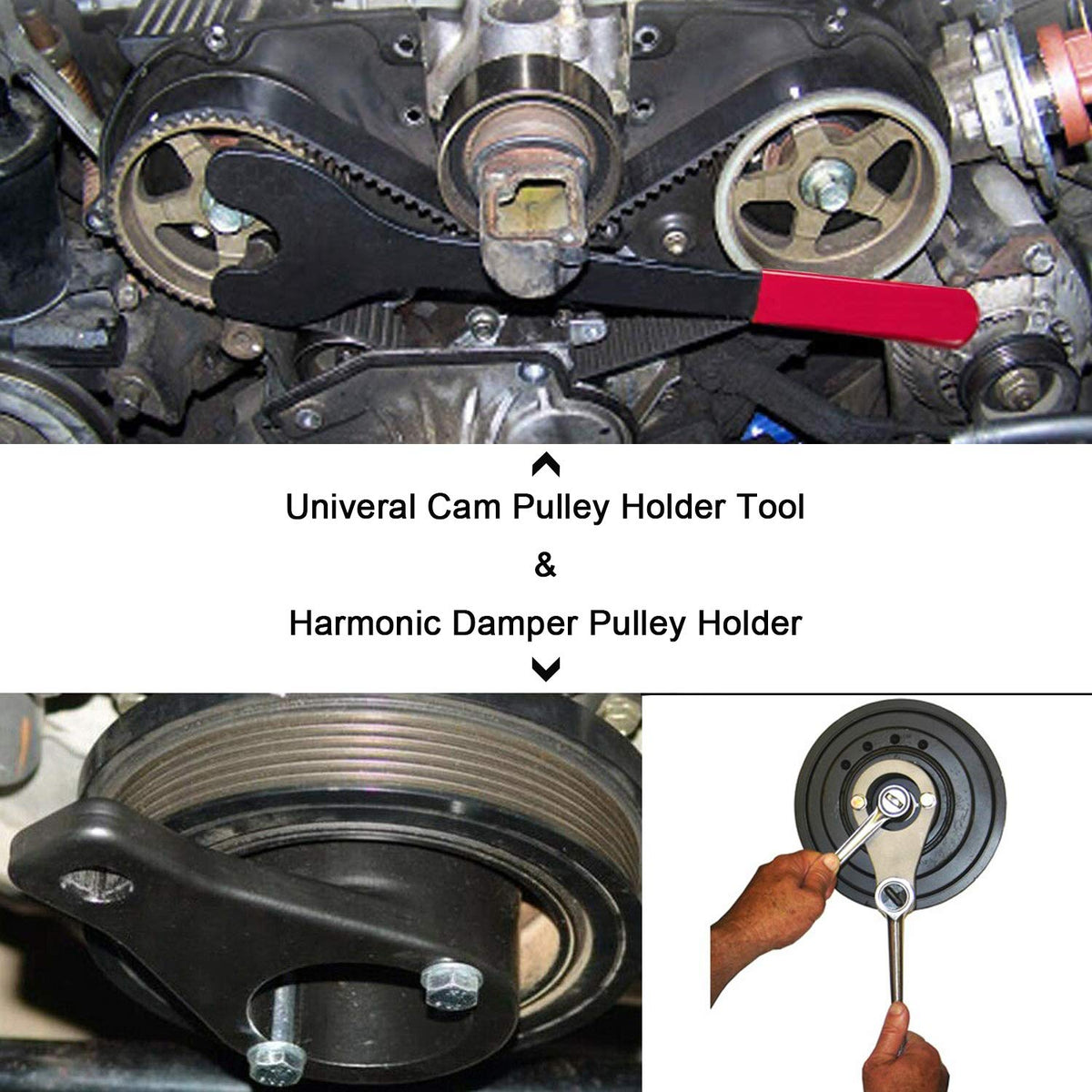 E-cowlboy close-up of cam holder grooved pins for secure sprocket grip