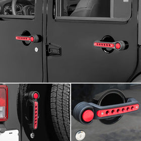 E-cowlboy closeup of red anodized finish highlighting corrosion resistance benefit