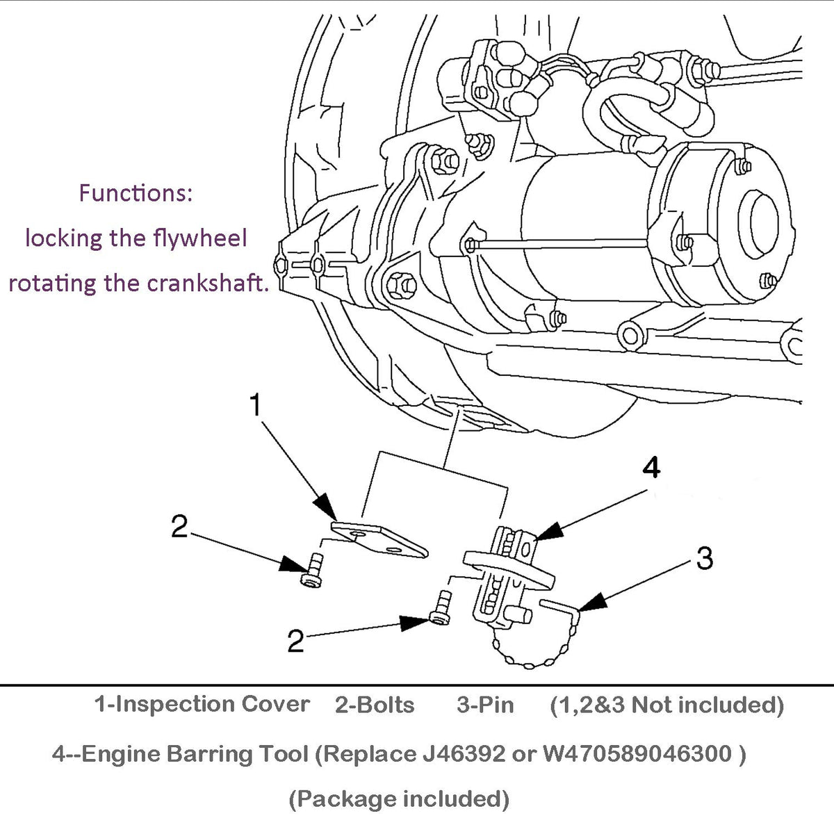 E-cowlboy close-up of tooth engagement for secure flywheel contact