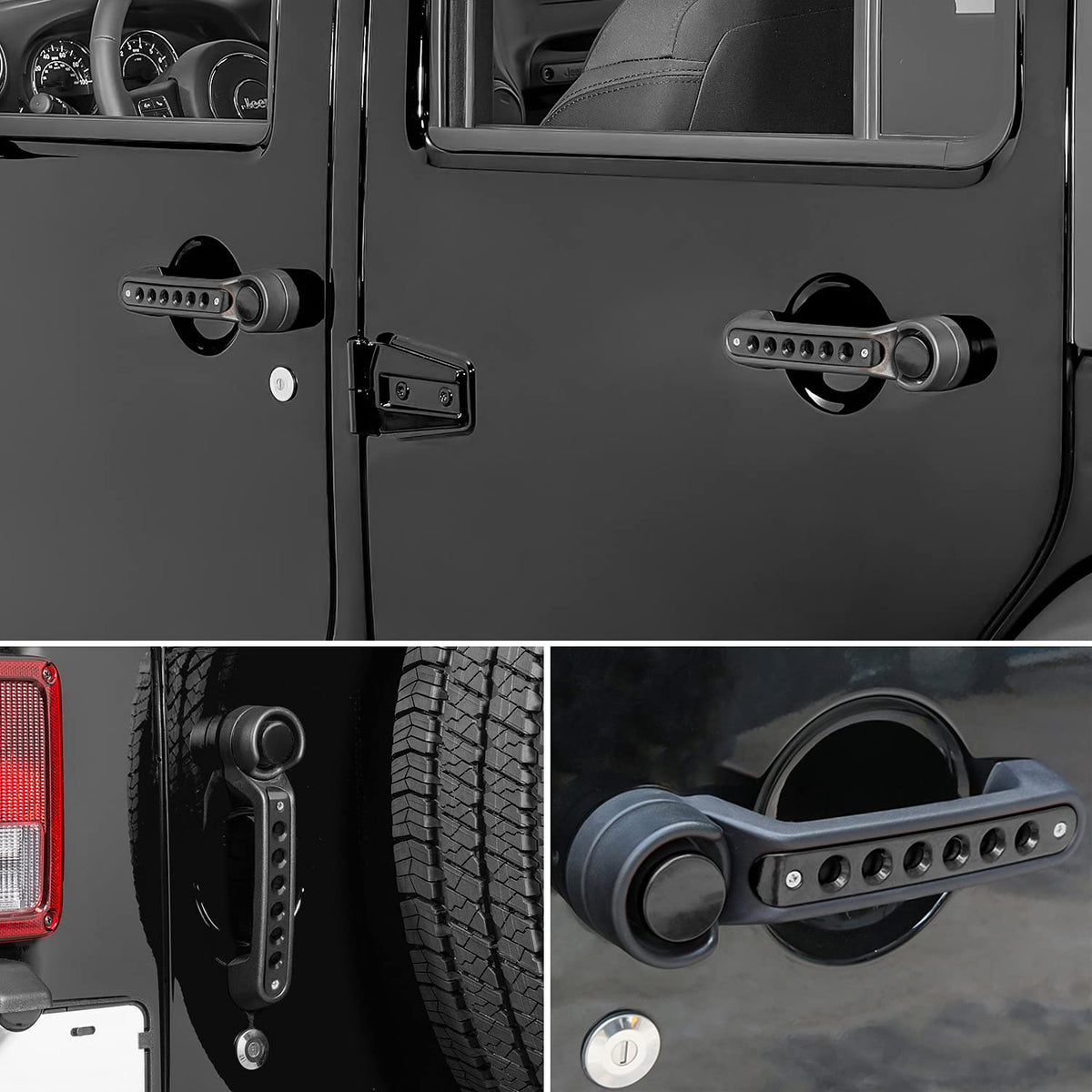 E-cowlboy close-up of black anodized finish highlighting corrosion resistance