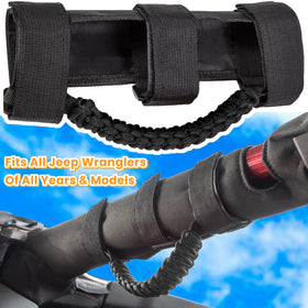 E-cowlboy close-up of 550 paracord texture offering secure non-slip grip and abrasion resistance