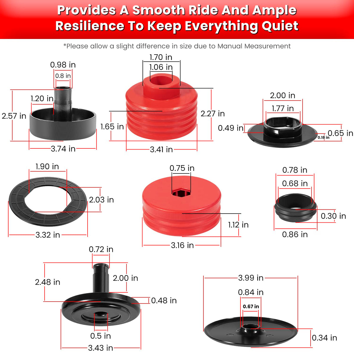 E-cowlboy mount next to ruler showing precise OEM-compatible dimensions