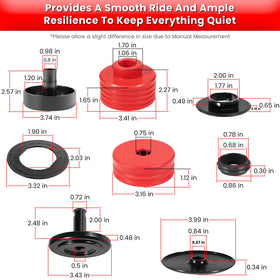 E-cowlboy mount next to ruler showing precise OEM-compatible dimensions