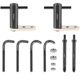 E-cowlboy size comparison with wrench showing compact, shop-ready scale