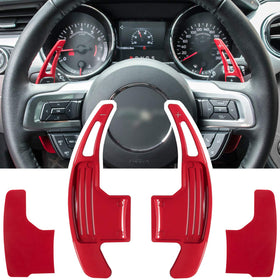 E-cowlboy red paddle covers front view showing precise fit and bold color benefit styling