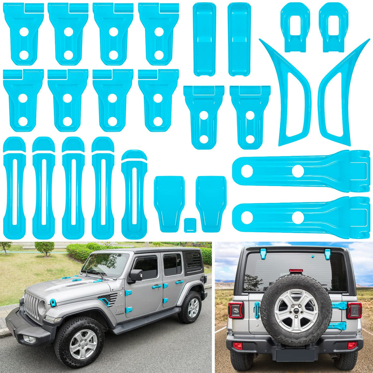 E-cowlboy front packaging showing full 26-piece kit for easy styling