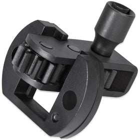 E-cowlboy front view of barring tool showing design and fit benefits