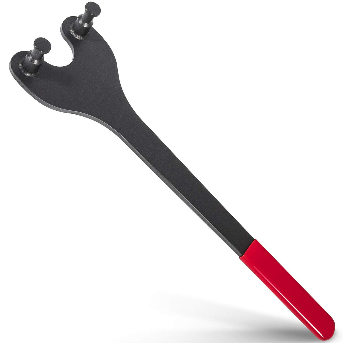 E-cowlboy front view of cam pulley holder showing full tool and leverage benefit