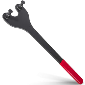 E-cowlboy front view of cam pulley holder showing full tool and leverage benefit