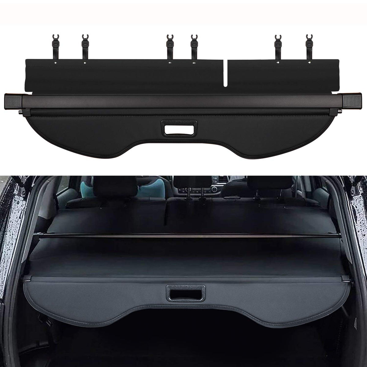 E-cowlboy front view installed in Ford Escape shows full coverage benefit