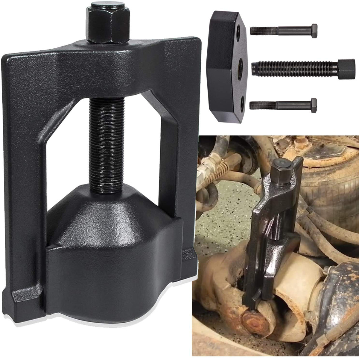 E-cowlboy kit front view showing puller and installer for fast heavy-duty repair