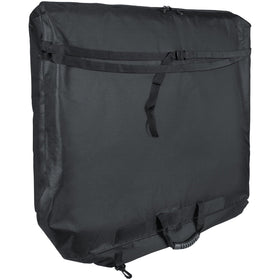 E-cowlboy front view of storage bag showing secure zipper and durable body, protective storage