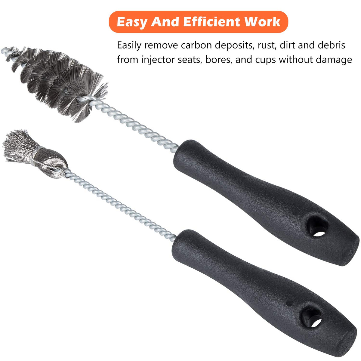 E-cowlboy ABS handle grip close-up for secure control and reduced hand fatigue