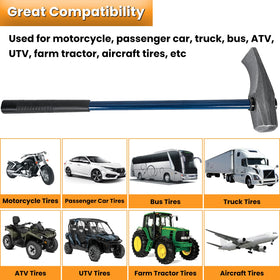 E-cowlboy handle grip detail showing ergonomic rubber for reduced vibration