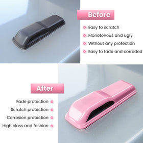 E-cowlboy adhesive tape detail demonstrating easy no-drill install benefit