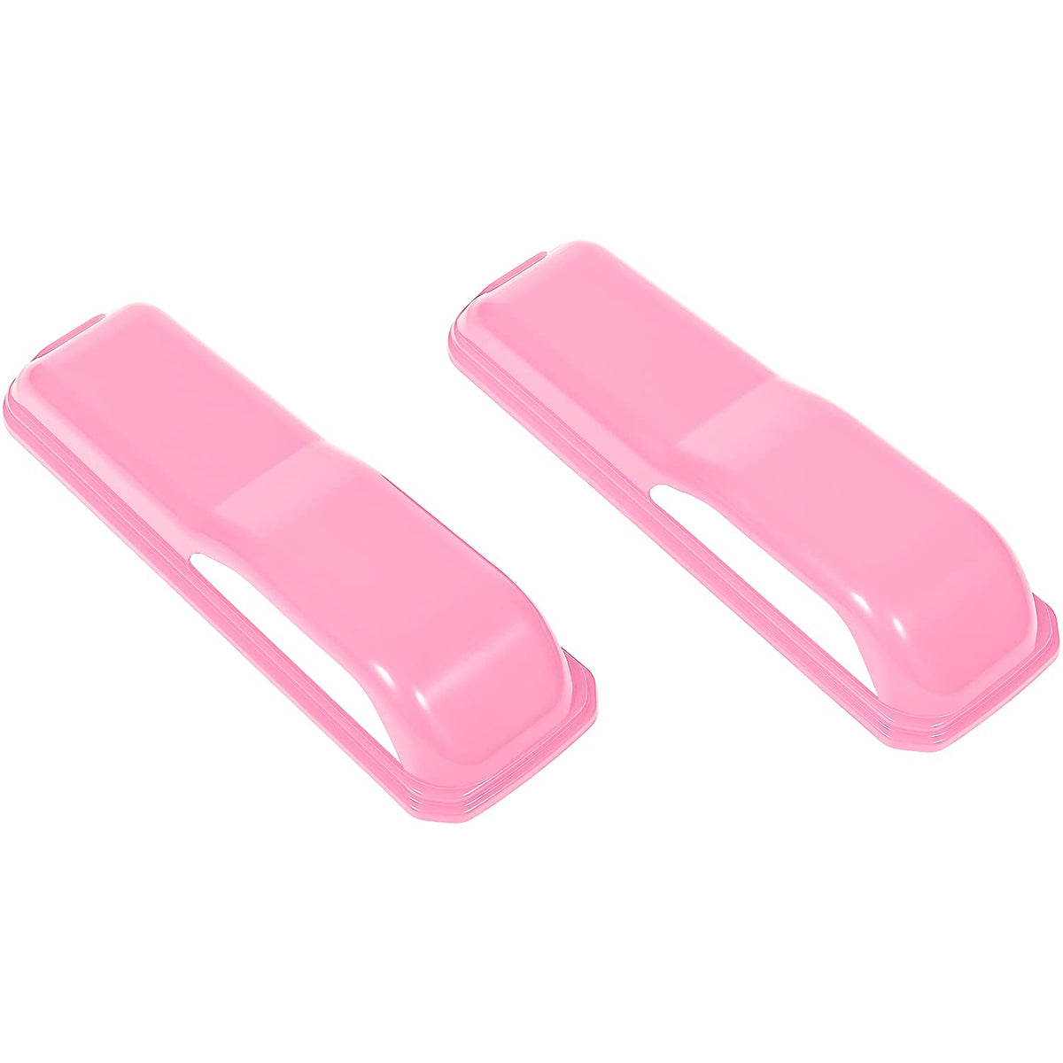 E-cowlboy hinge cover on parked Jeep showing stylish pink accent benefit