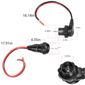 E-cowlboy components installed on a boat transom showing durable marine use