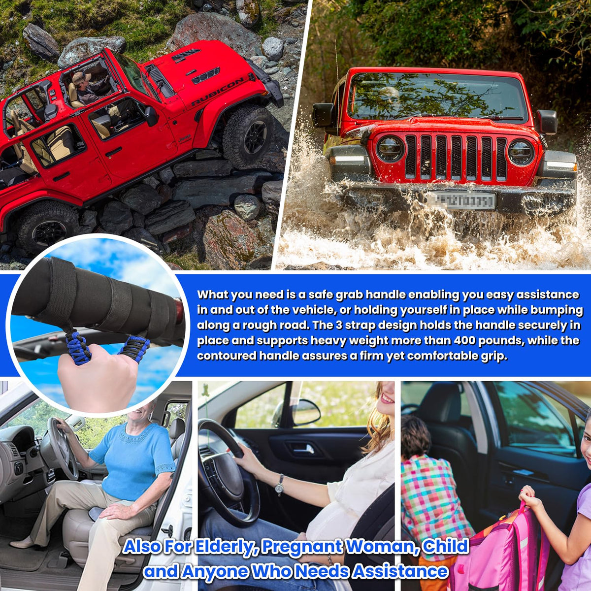 E-cowlboy installed on Jeep roll bar, easy no-drill upgrade