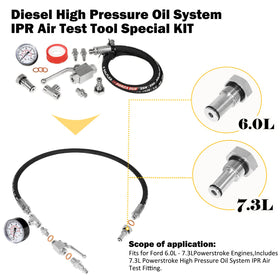 E-cowlboy installed on Powerstroke engine showing easy access benefit