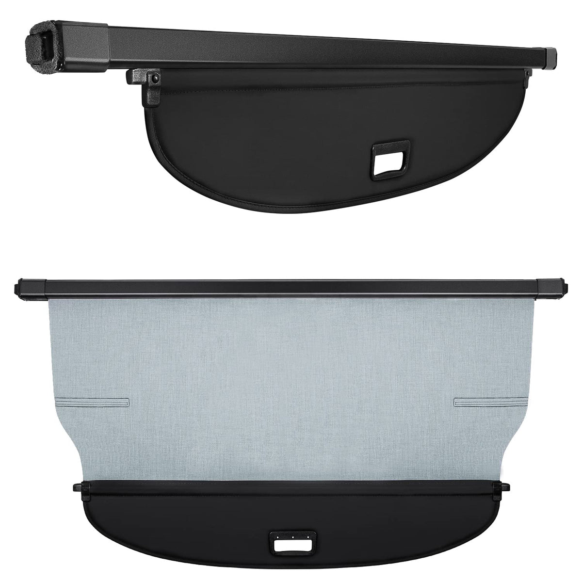 E-cowlboy lifestyle view with loaded trunk and cover protecting belongings