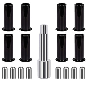 E-cowlboy lifestyle image of Jeep door alignment in garage showing easy home repair