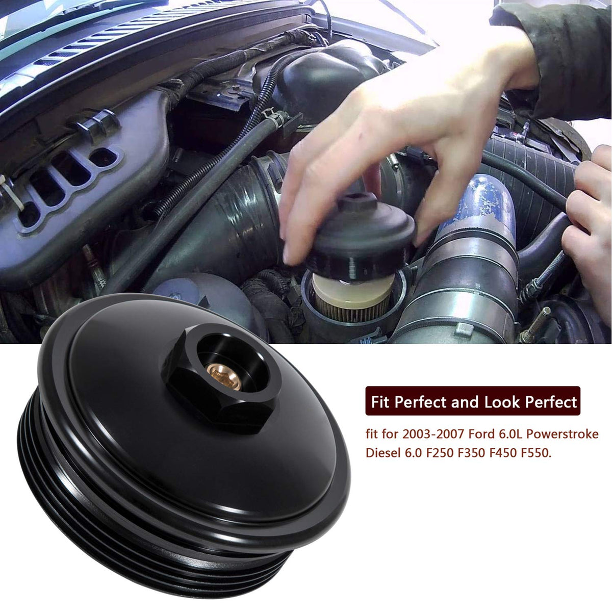 E-cowlboy liquid-filled gauge face providing steady readings under vibration