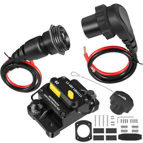 E-cowlboy MKR-27 front view showing breaker and benefit of waterproof protection