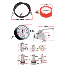 E-cowlboy O-ring set detail showing spare seals for repeated tests