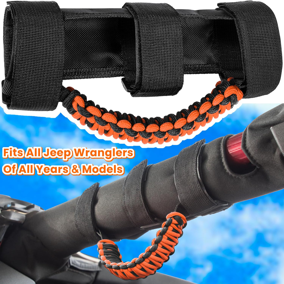 E-cowlboy paracord closeup texture highlighting durable non-slip grip