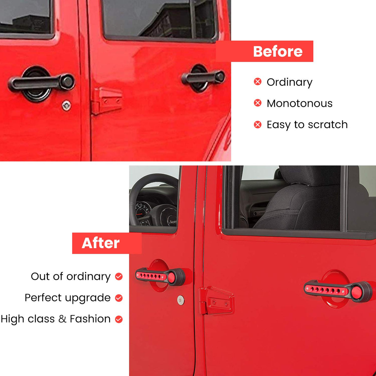 E-cowlboy push button cover close-up showing neat adhesion and scratch protection