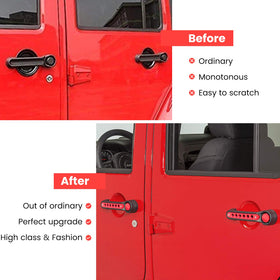 E-cowlboy push button cover close-up showing neat adhesion and scratch protection