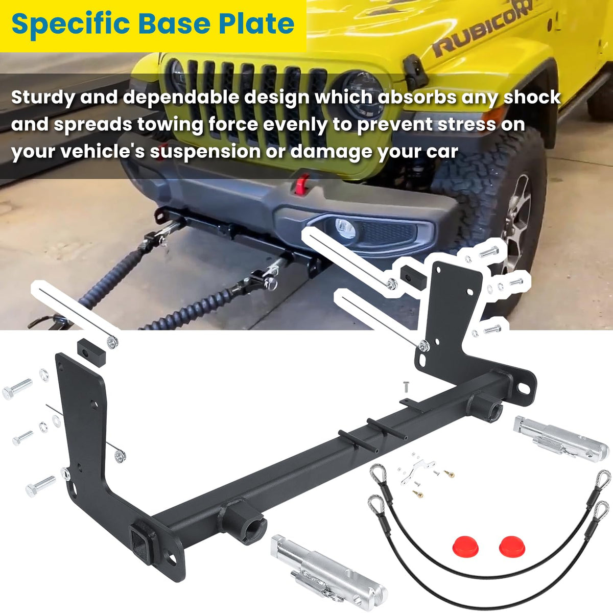 E-cowlboy removable receiver tab removed for easy access and convenience