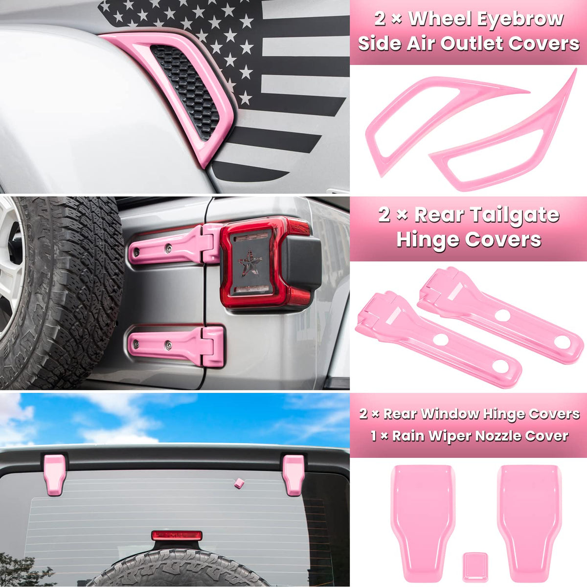 E-cowlboy side air outlet cover mounted showing clean accent and airflow trim benefit