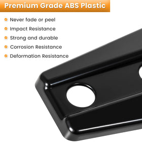 E-cowlboy hinge cover next to coin showing compact size benefit