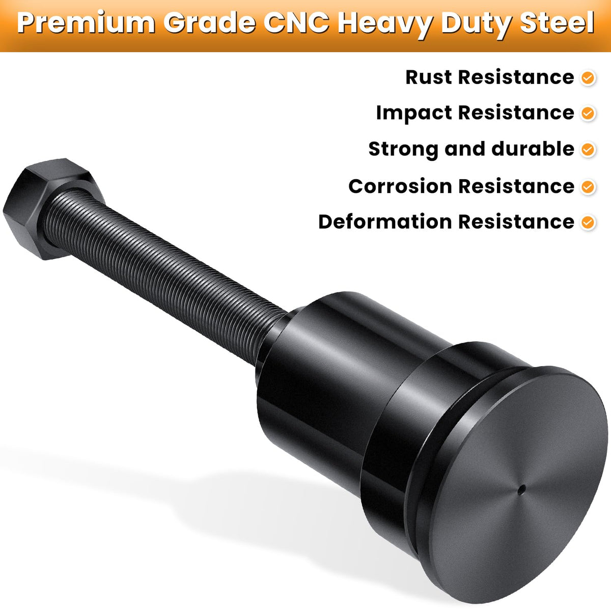 E-cowlboy tool positioned on axle housing showing professional shop use benefit