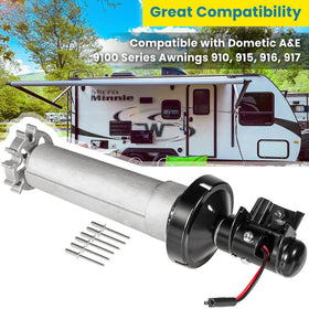 E-cowlboy torsion assembly with 5-inch wire lead and connector for simple plug-in connection