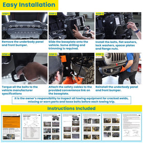 E-cowlboy tow setup in use on highway improving towing stability
