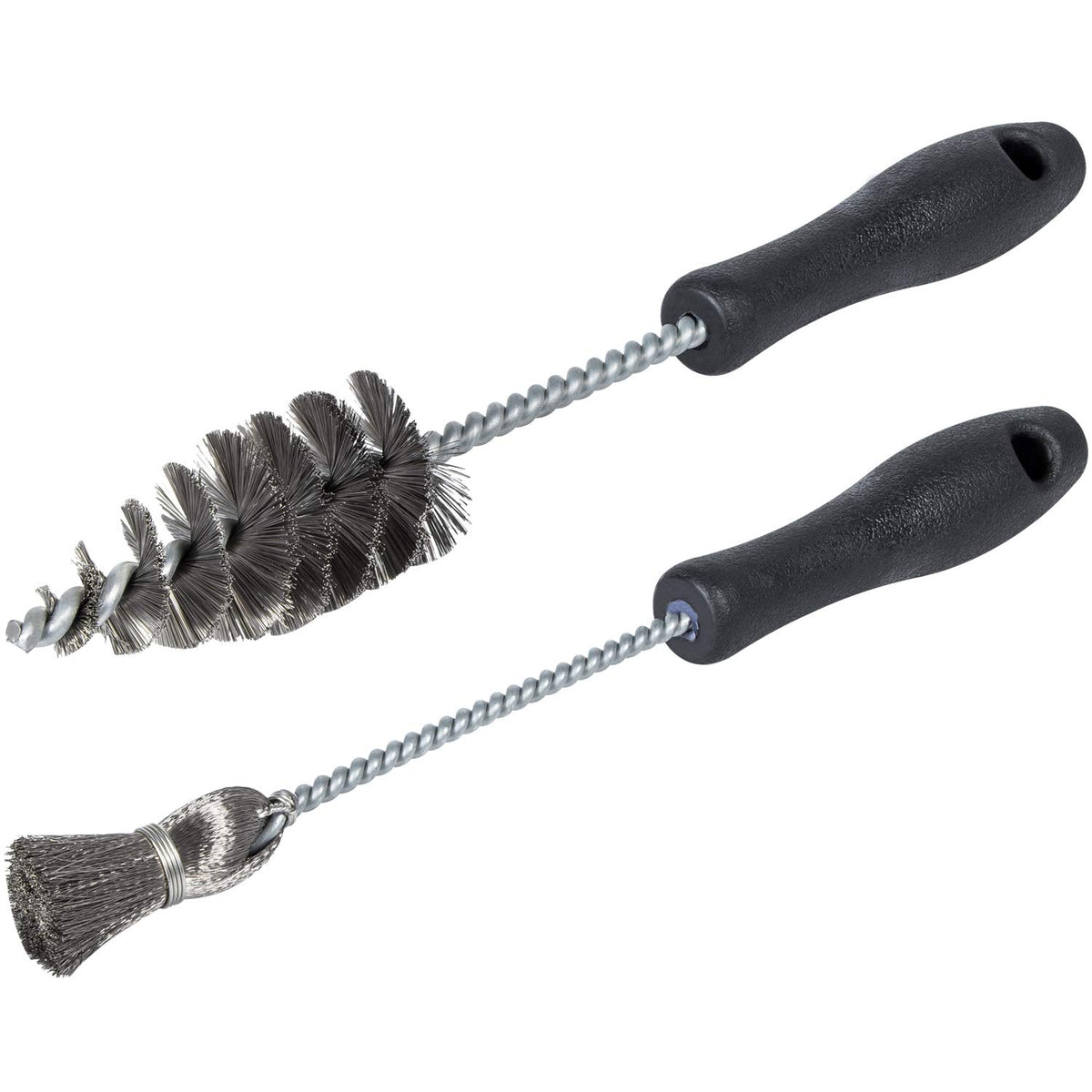 E-cowlboy brushes staged on a service bench illustrating professional maintenance use