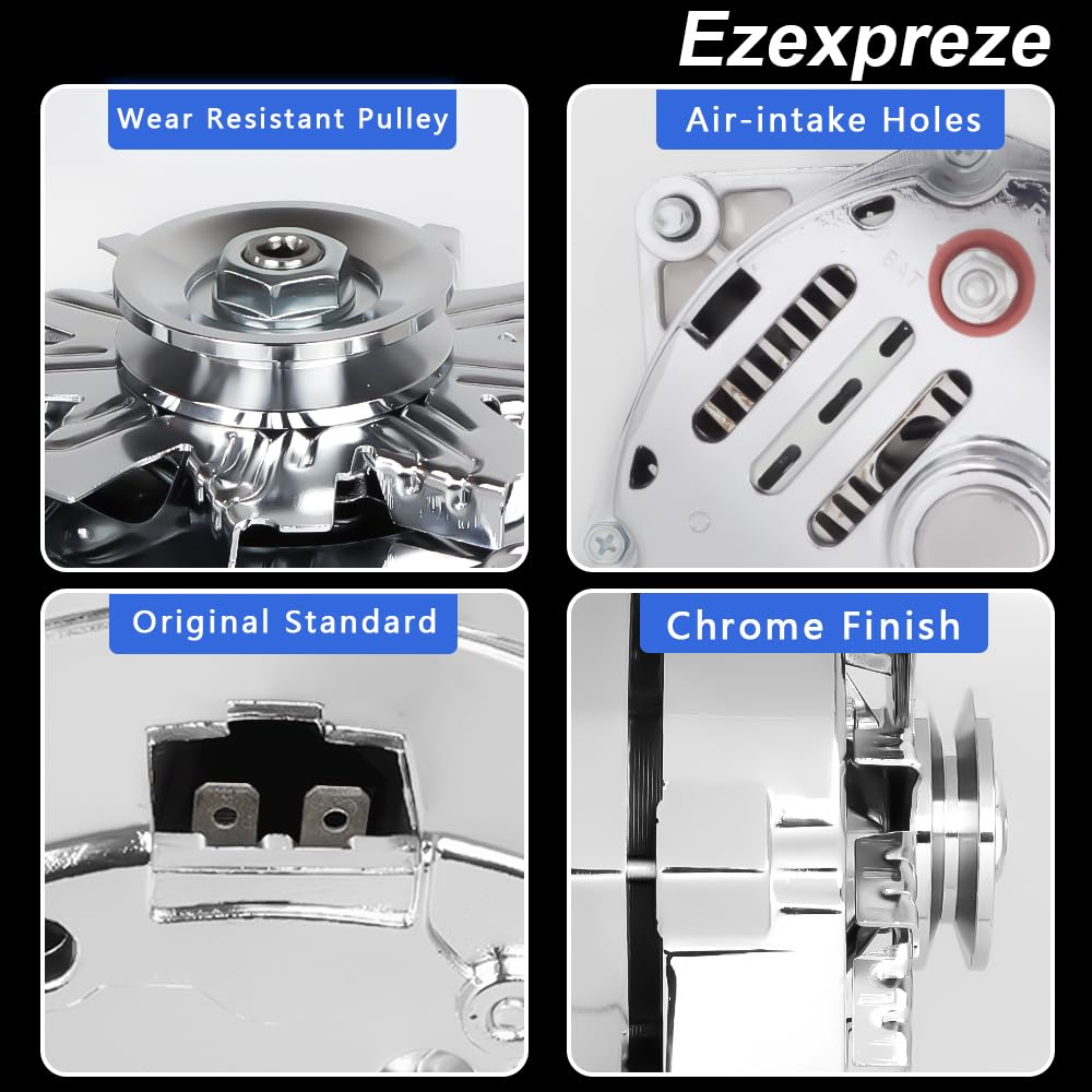 E EZEXPREZE mounting ear and output terminal close-up showing correct clocking and easier electrical hookup
