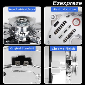 E EZEXPREZE mounting ear and output terminal close-up showing correct clocking and easier electrical hookup