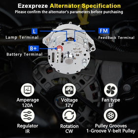 E EZEXPREZE side profile of polished housing showing durable construction and improved under-hood looks