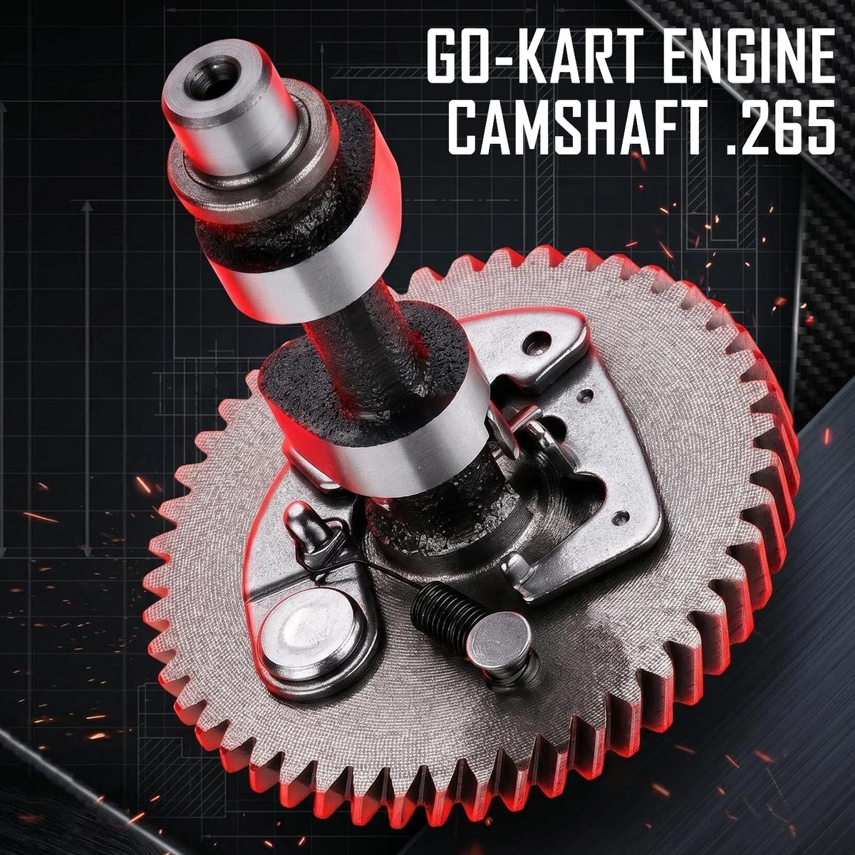 E-Gaultra camshaft installed on a Predator Hemi engine demonstrating proper compatibility