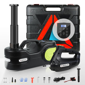 E-HEELP front view of toolbox and jack showing organized kit and quick access
