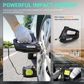 E-HEELP LED lights in night use improving visibility for roadside repairs