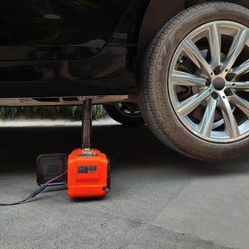 E-HEELP kit stored in trunk case illustrating portability for travel and emergencies