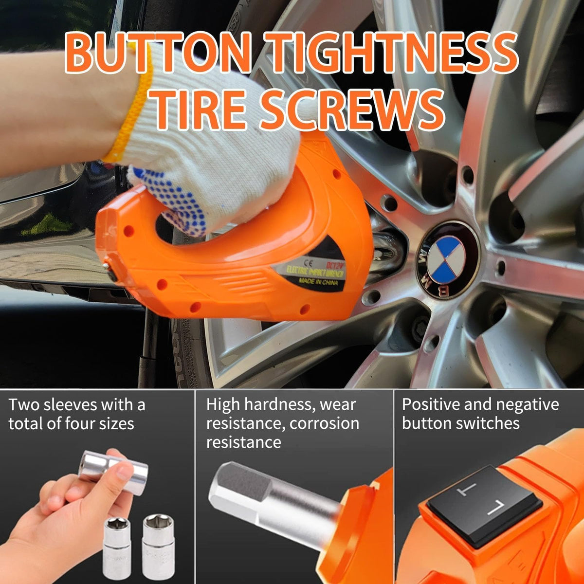 E-HEELP tire inflator pressure display visible while pumping for accurate inflation