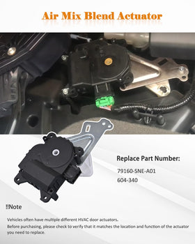 E-Shin actuator installed in dash of Honda CR-V, restores recirculation benefit