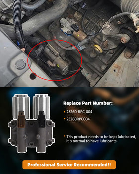 E-Shin solenoid installed in valve body demonstrating correct fitment