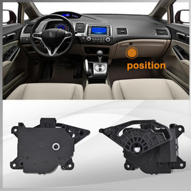 E-Shin actuator installed under dash demonstrating restored airflow control benefit