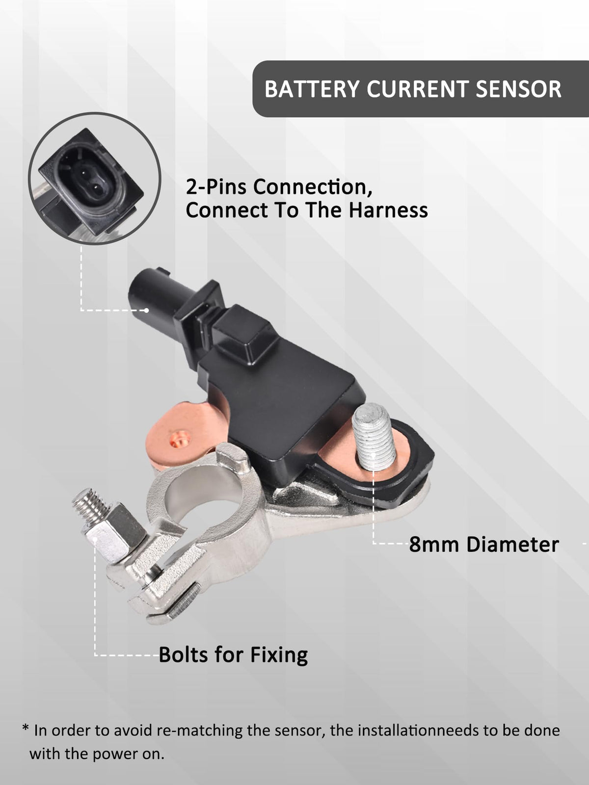 E-Shin connector close-up highlighting secure plug and correct pin configuration
